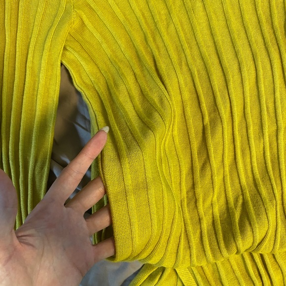 ASOS low back mustard Maxi Dress - Picture 3 of 4